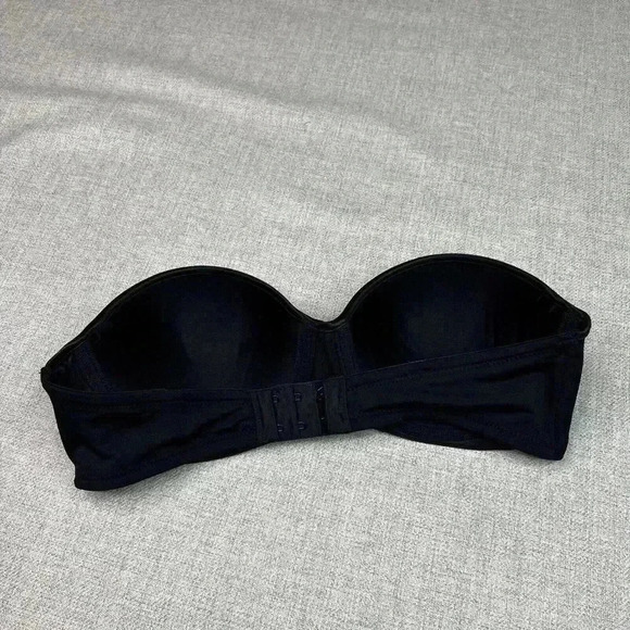 Natori Strapless Bra Size 34C Black Color Wired - Picture 2 of 9
